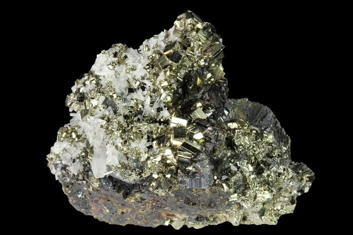 Sphalerite, Pyrite and Quartz Association - Peru #160142